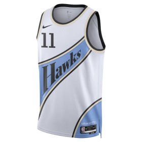 Canotte Uomo Atlanta Hawks Trae Young Nike 2024-25 City Edition Bianco Swingman